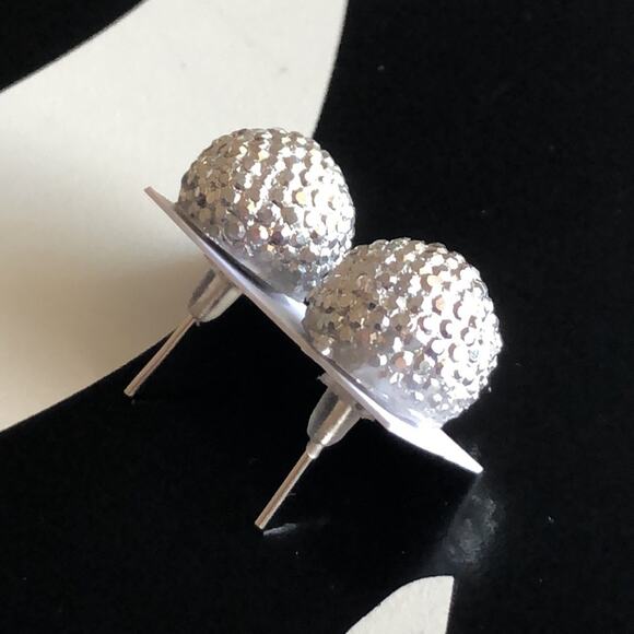 4 for $20 Silver Textured Stud Earrings - Picture 4 of 4